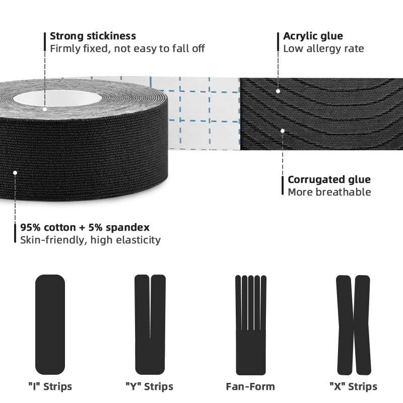 2.5cm kinesiology tape