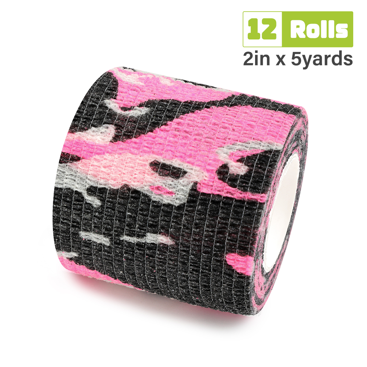 grey black  and pink camo gun wrap tape