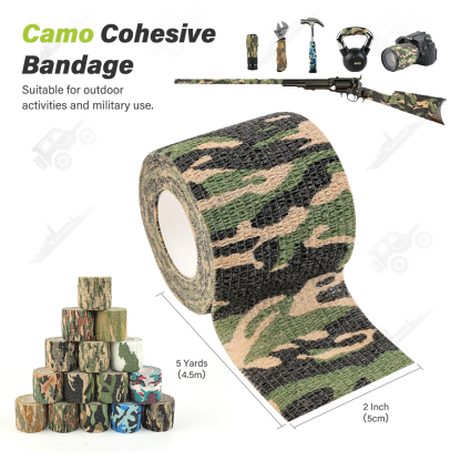 What occasions is camo cohesive bandage suitable for