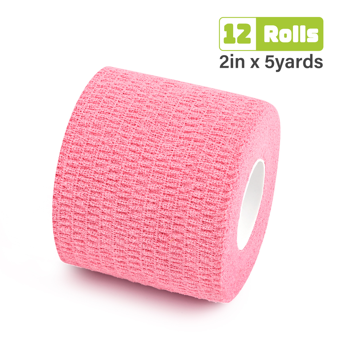Pink cotton cohesive bandage – soft self adhesive bandage for kids and pet care
