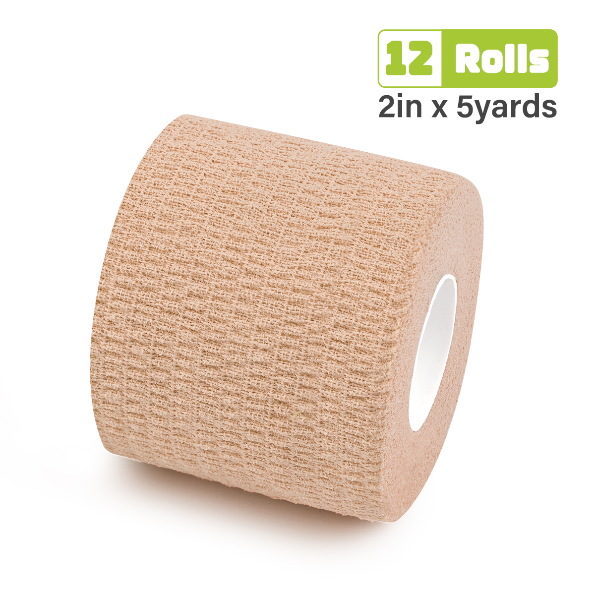 Beige cotton self adhesive bandage – skin tone self adhesive elastic bandage