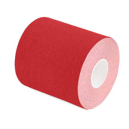 3 in Red sports therapy tape for quadriceps muscle support