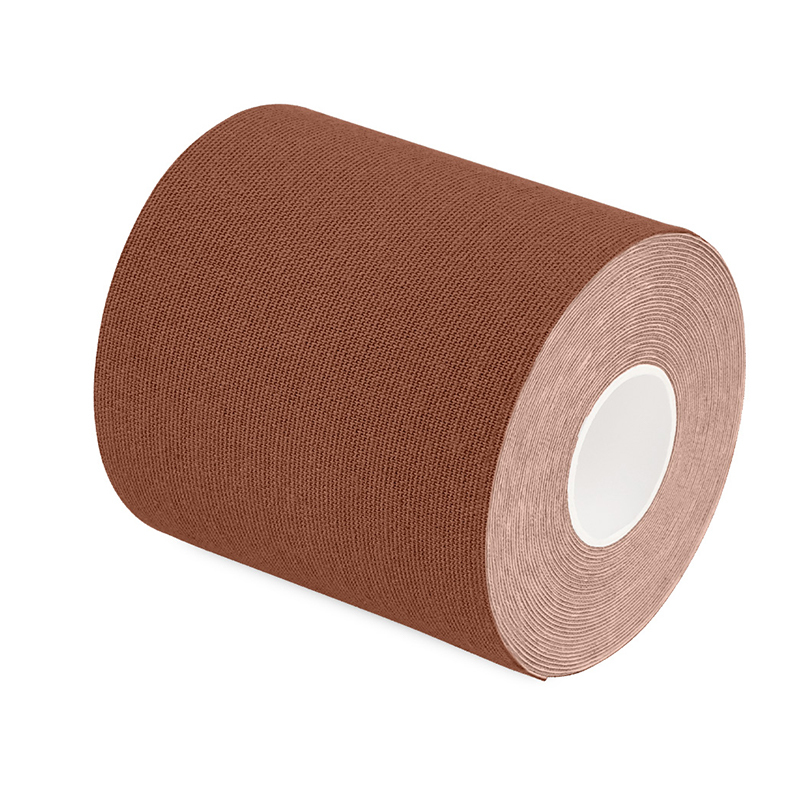 3 inches Tan skin-tone kinesiology tape for low-visibility back support
