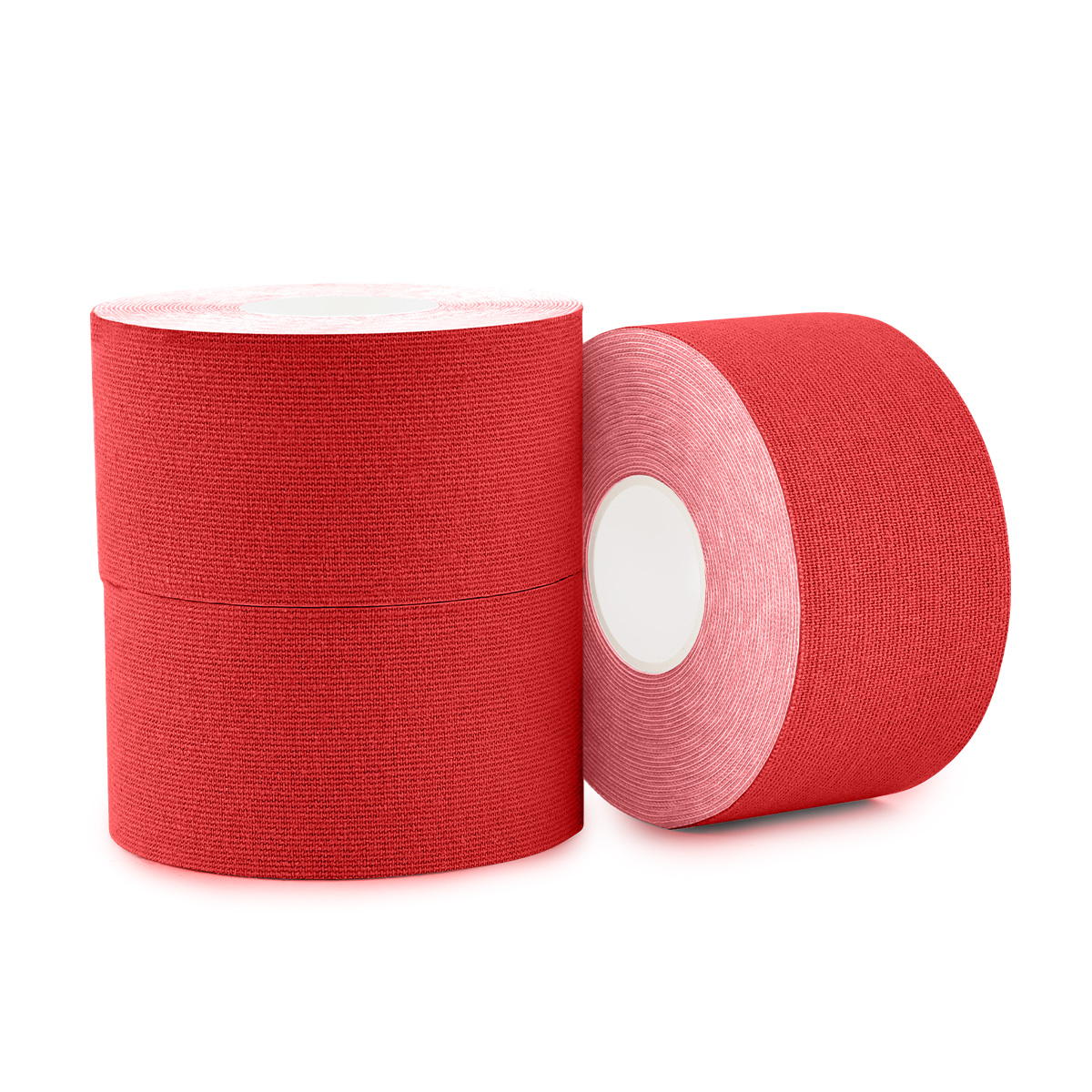38mm Red elastic kinesiology tape for forearm muscle recovery