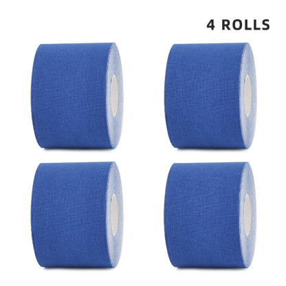 Bulk set of 4 dark blue athletic tapes for performance and protection