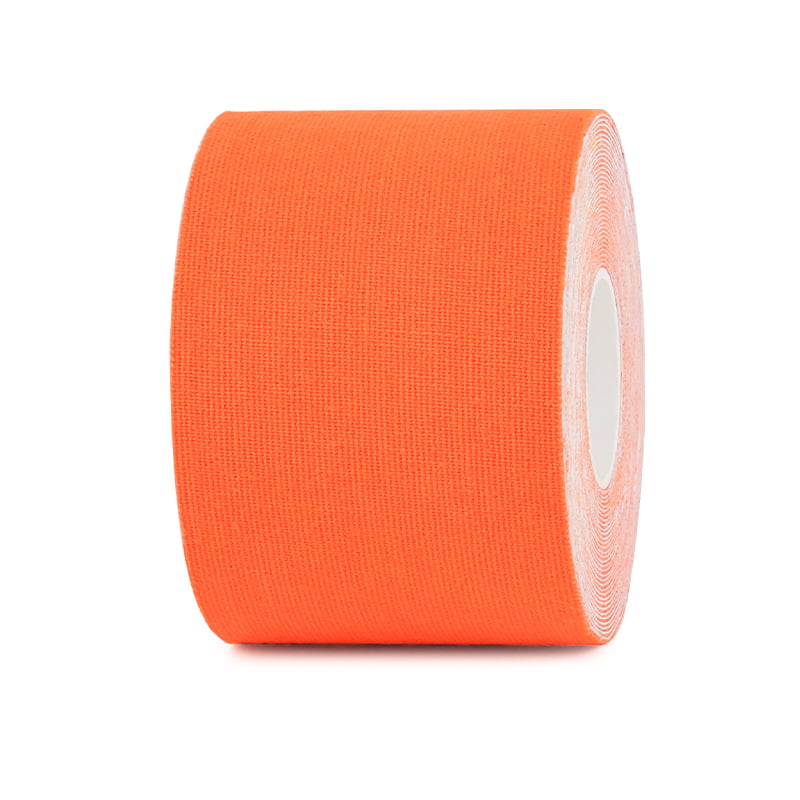 5cm orange uncut cotton kinesiology tape roll 