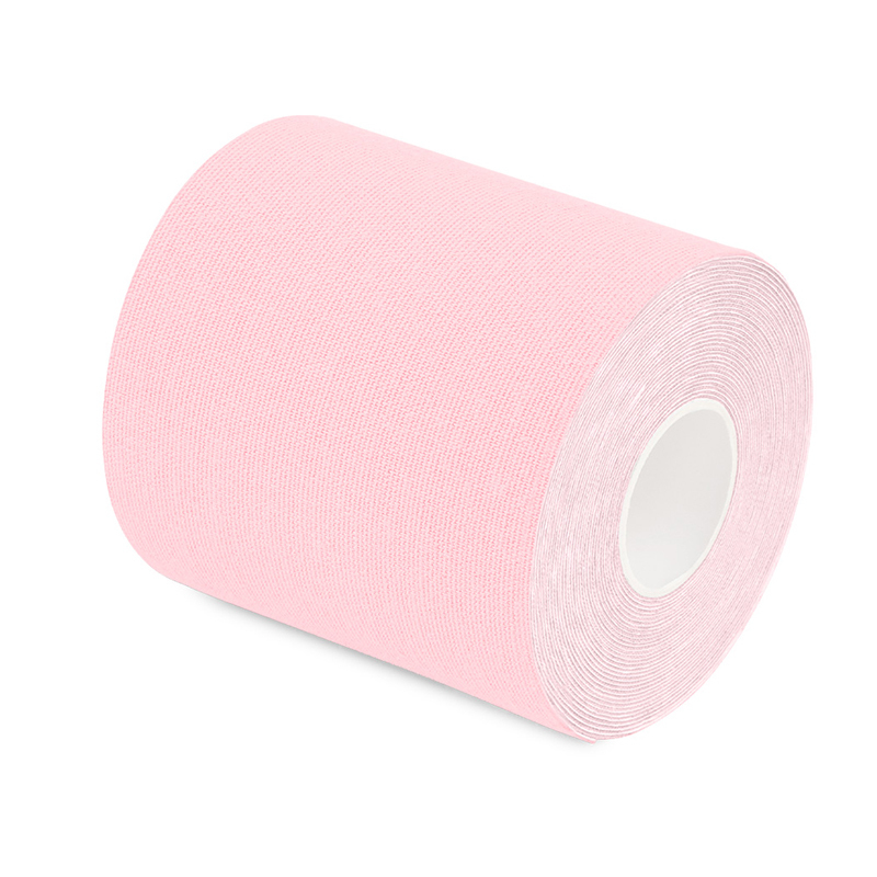 7.5cm Light pink sports recovery tape for women‘s full shoulder coverage