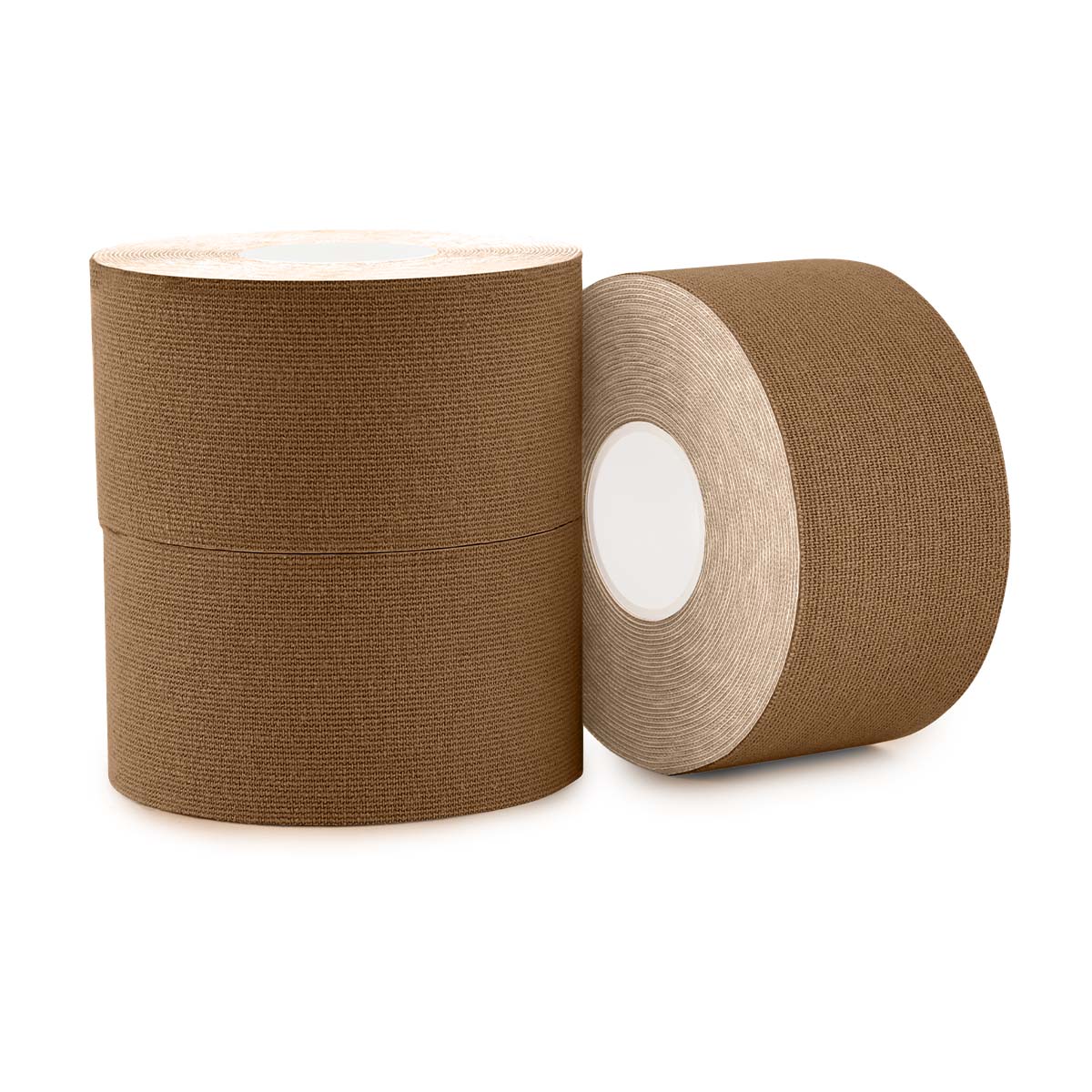 Brown 3.8cm athletic rehab tape for calf and ankle support