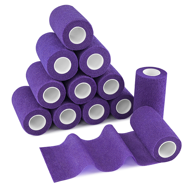 Deep new purple vet wrap for horse premium quality