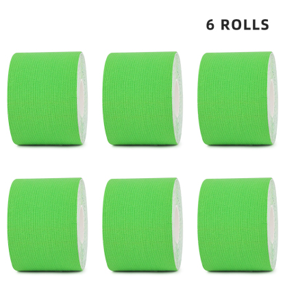 6-pack green posture correction tape for neck and shoulder; fast local delivery