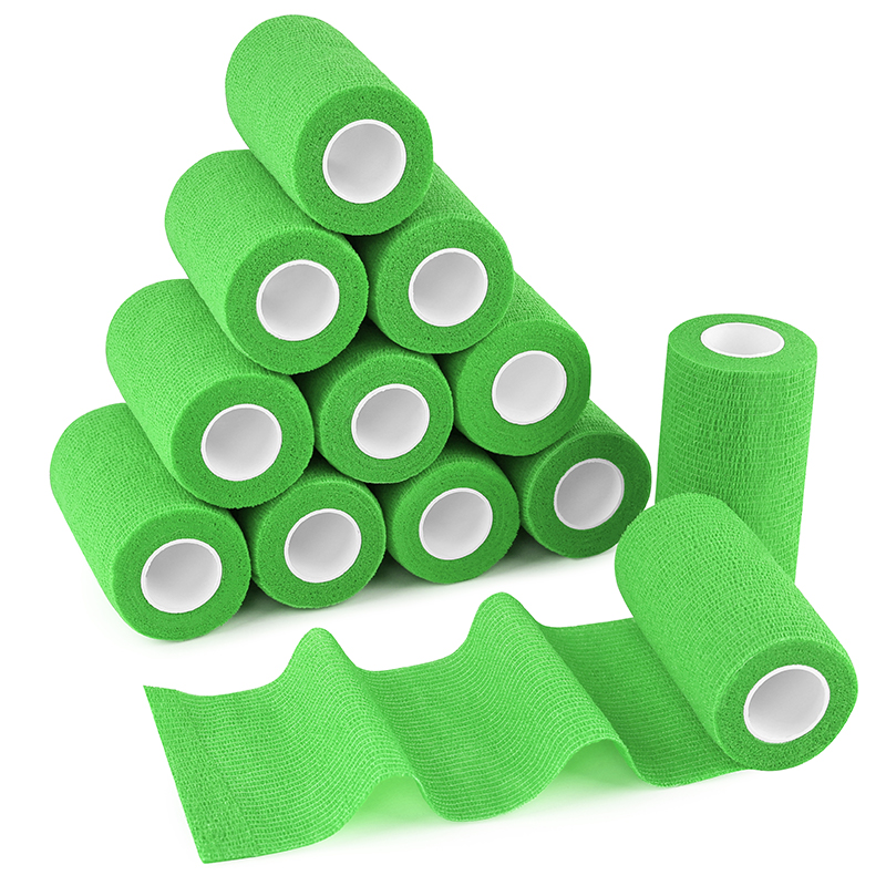 Emerald Green 10cm vet wrap for horse hoof protection