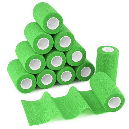 Emerald Green 10cm vet wrap for horse hoof protection