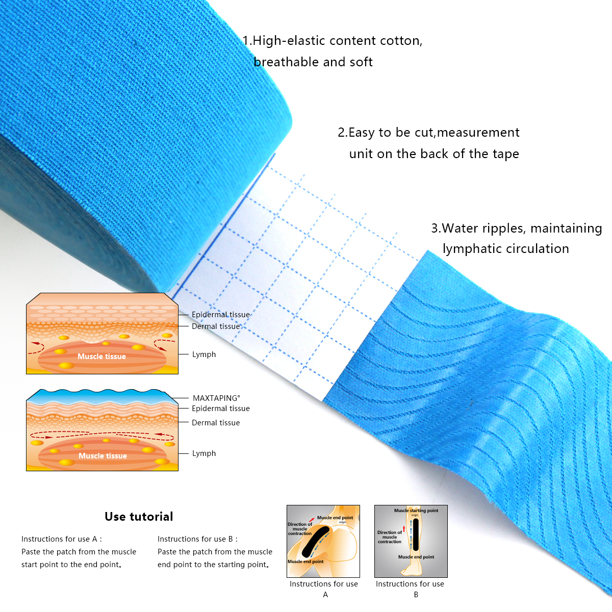 How blue physio tape works