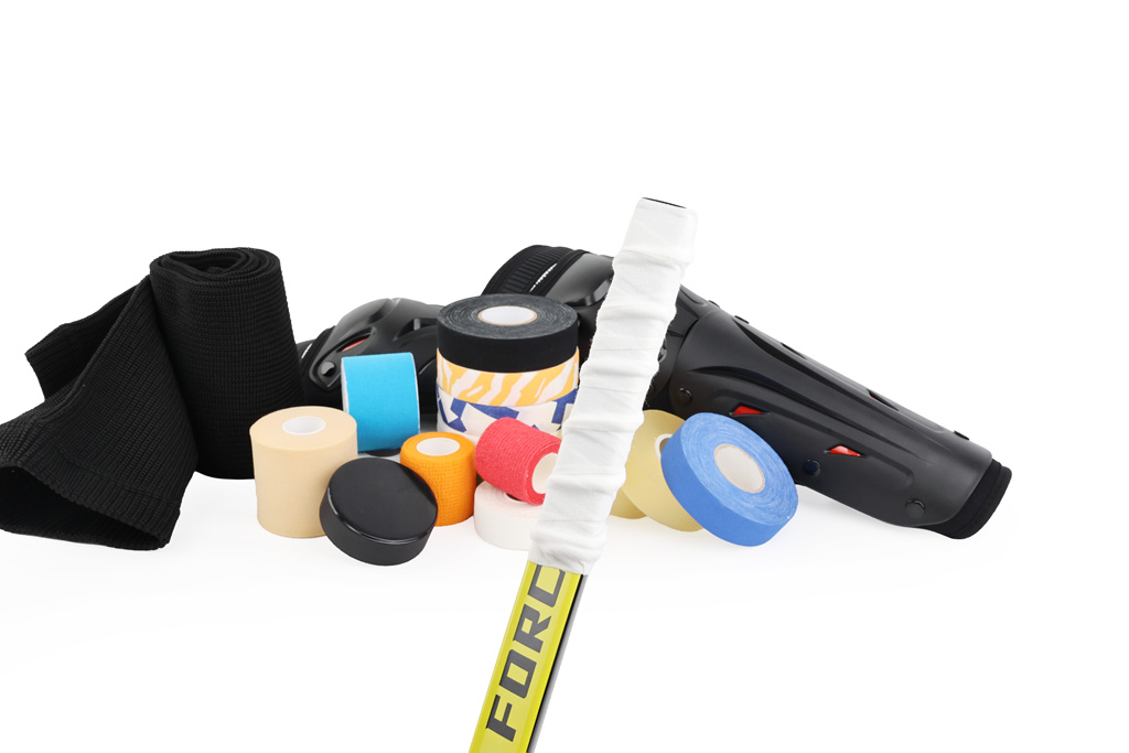 The most slip-resistant hockey tape wrapping method