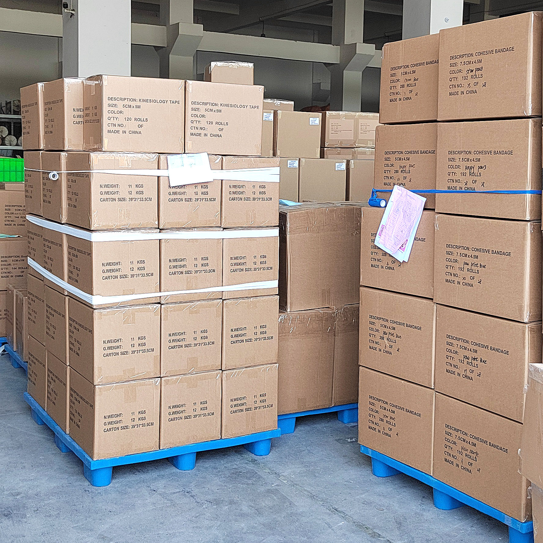 The packaged boob lift tape is ready for shipment