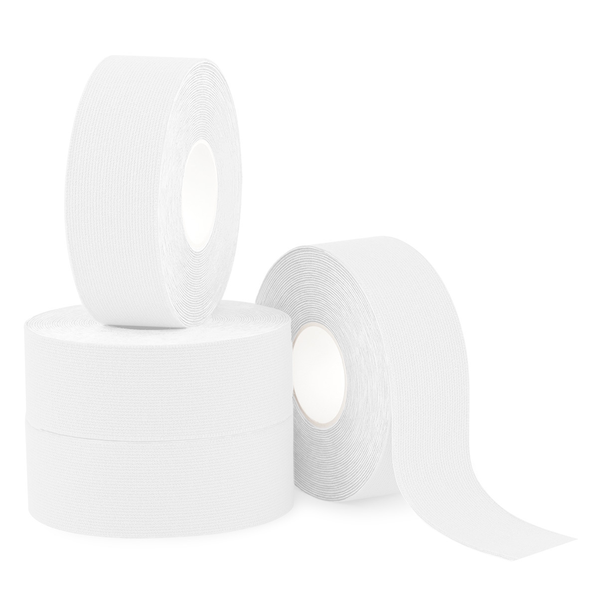 White physiotherapy kinesiology tape for clinical treatment use