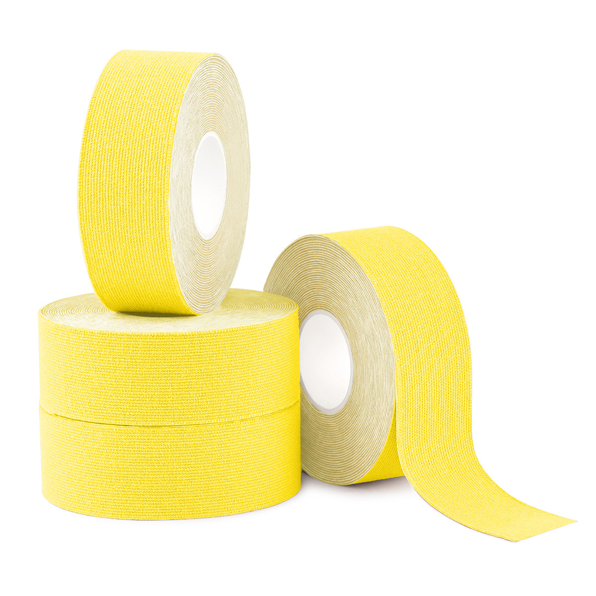 Yellow finger support tape 2.5 cm for climbing and racket sports