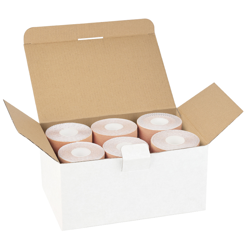 Professional 12-pack nude k-tape for discreet daily therapy; fast nationwide delivery