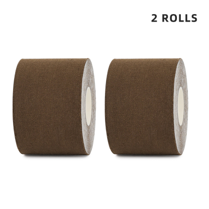 Brown physio tape for natural-looking muscle support