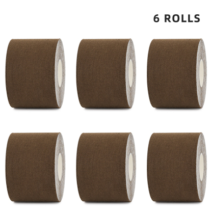 6-pack brown k-tape for rugged outdoor sports; reliable regional delivery service