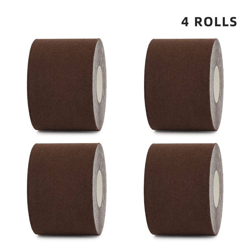 4 pack coffee color kinesiology tape roll