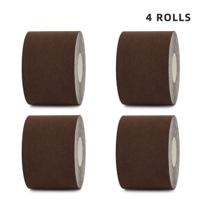 4 pack coffee color kinesiology tape roll