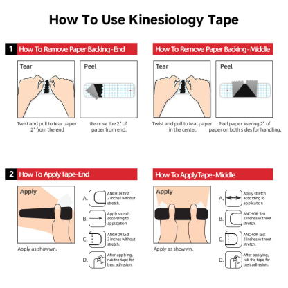 how to use red rock tape