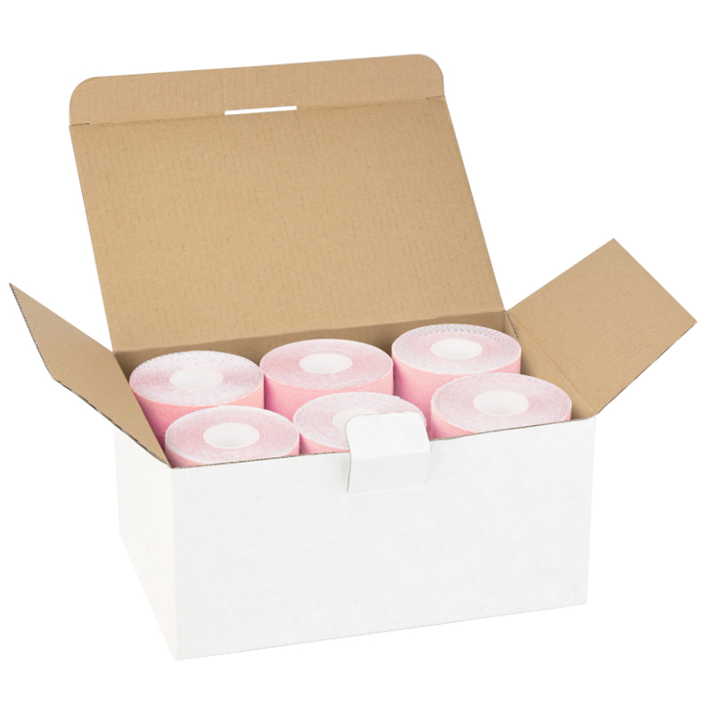 bulk light pink waterproof k-tape for swim clubs; ready for immediate local dispatch