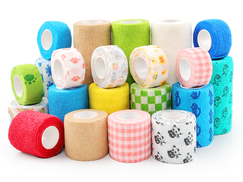 non-woven cohesive bandage for sports dog cat horse human