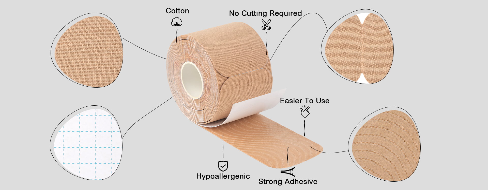 {"default":"pre cut kinesiology tape rolls features"}

