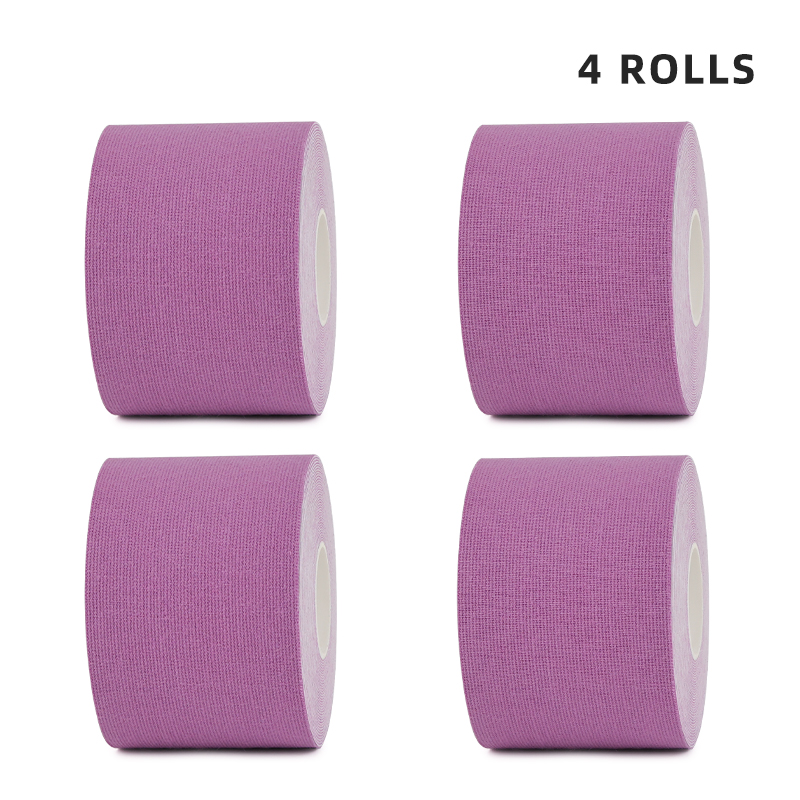4-pack purple therapeutic tape for stylish dance and pilates support; quick regional delivery