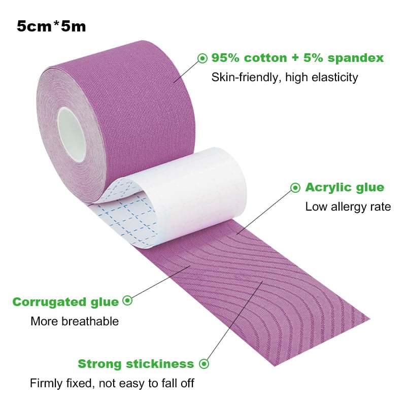 5cm purple KT tape features