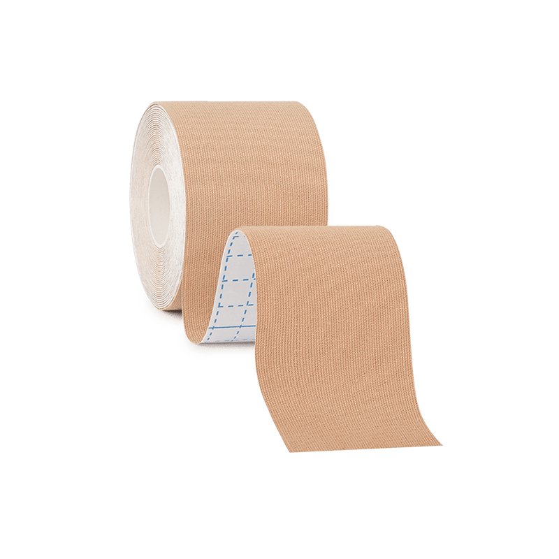 5cm (2in) waterproof boob tape by Veefun, 5-meter roll in a natural nude tone, suitable for all cup sizes and athletic muscle support.