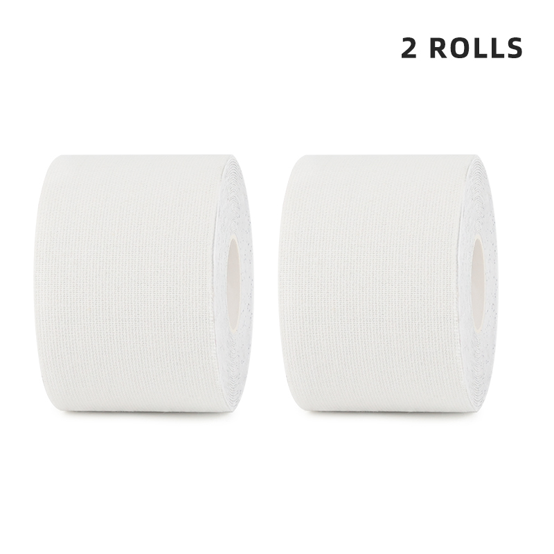 White medical-grade k-tape duo for injury recovery and sensitive joints; fast 3-day shipping